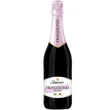 Sincero Fragolino Rosso Wine-based Drink Red Semi-sweet 7% 0.75l - buy, prices for Auchan - photo 1