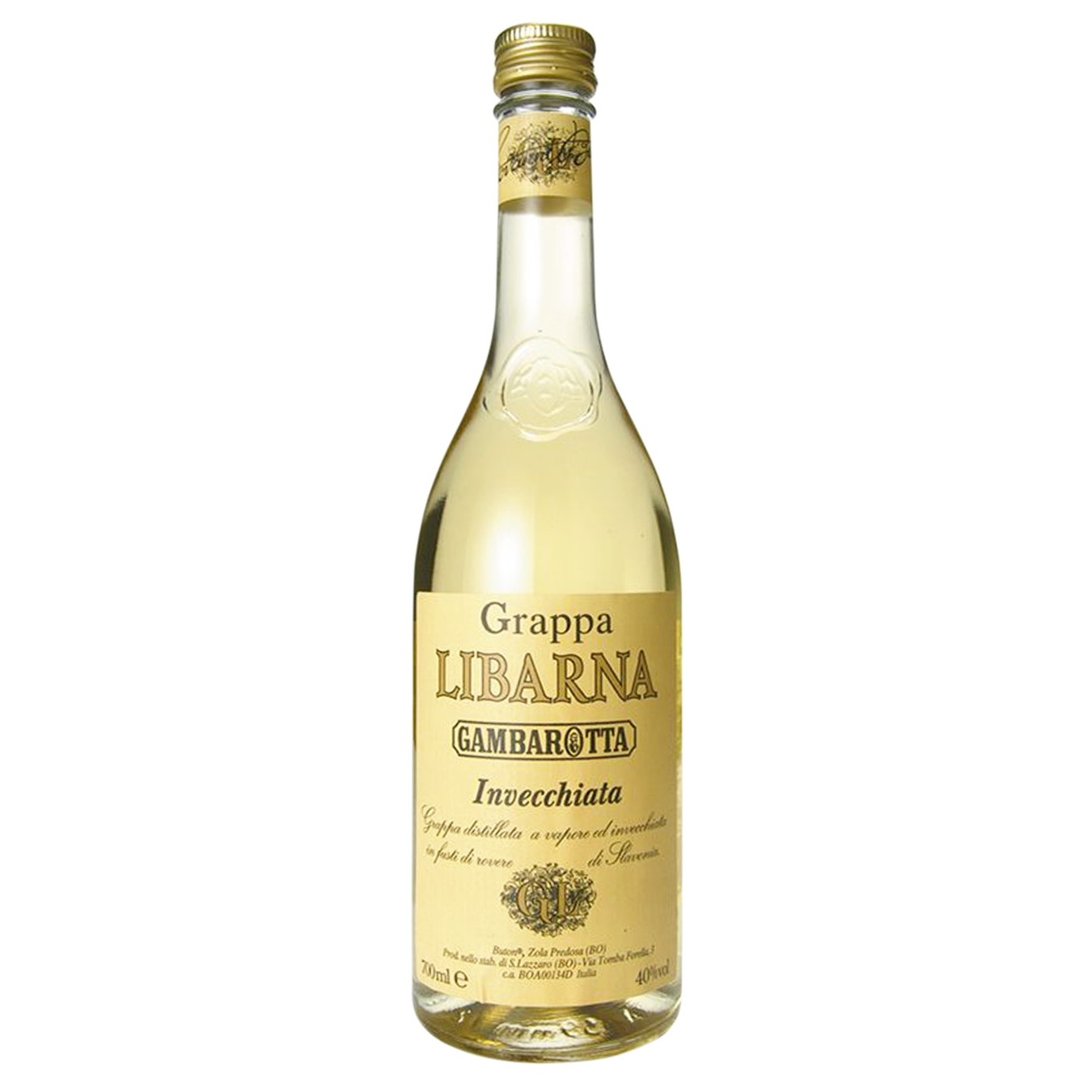 

Граппа Libarna Invecchiatta Montenegro 40% 0,7л