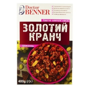 Кранчі Doctor Benner Золотий кранч шоколад 400г - купити, ціни на NOVUS - фото 2