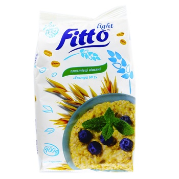 Fitto Light Extra #2 Oat Flakes 400g - buy, prices for NOVUS - photo 1