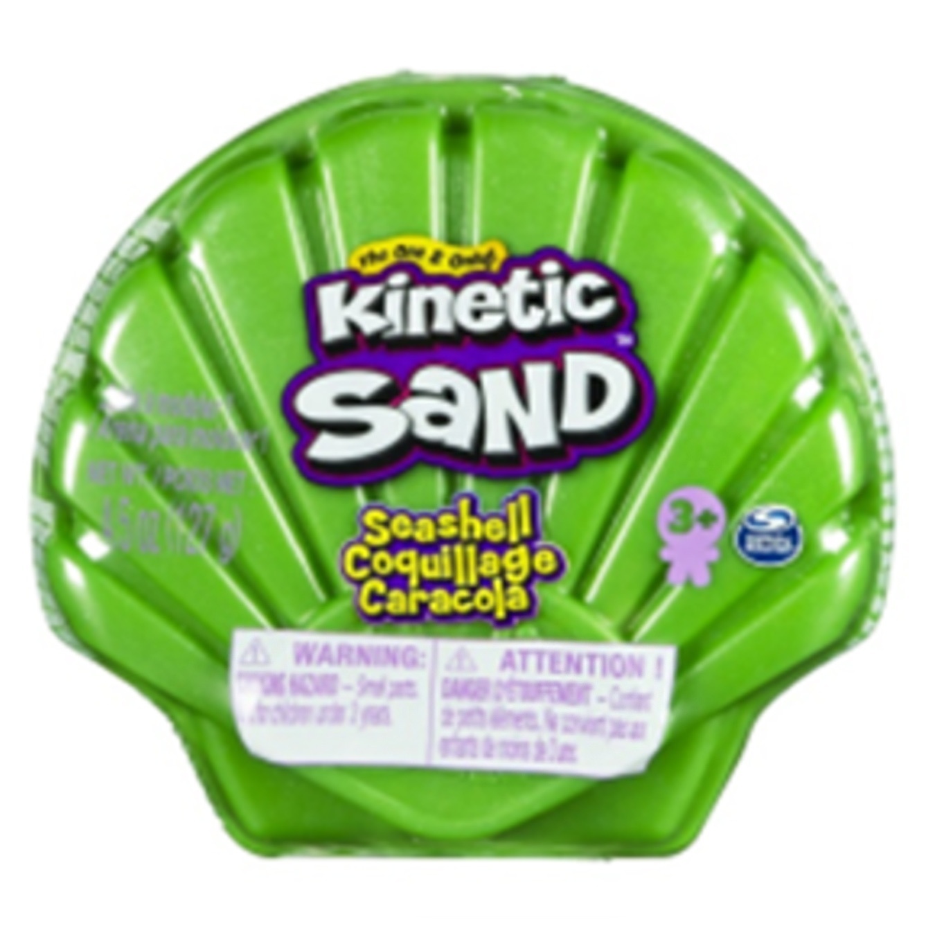 

Песок для творчества Kinetic Sand Ракушка зеленая