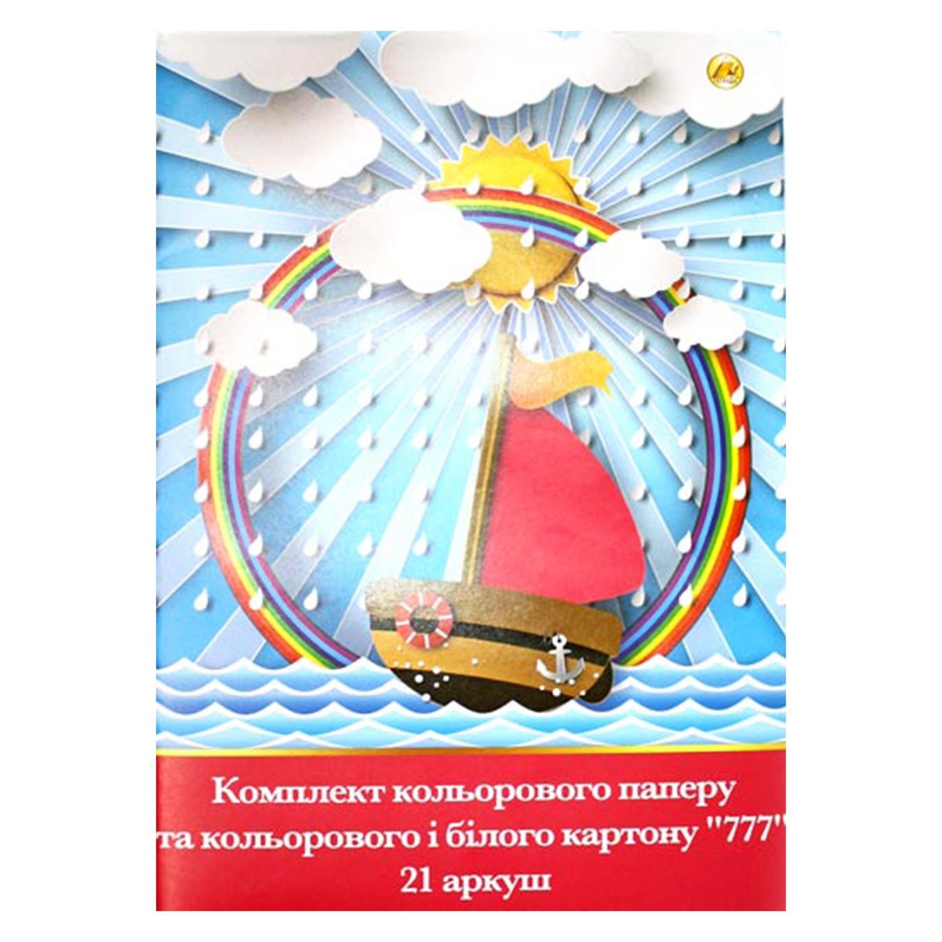 

Набор цветного картона и бумаги Тетрада 21л в ассортименте