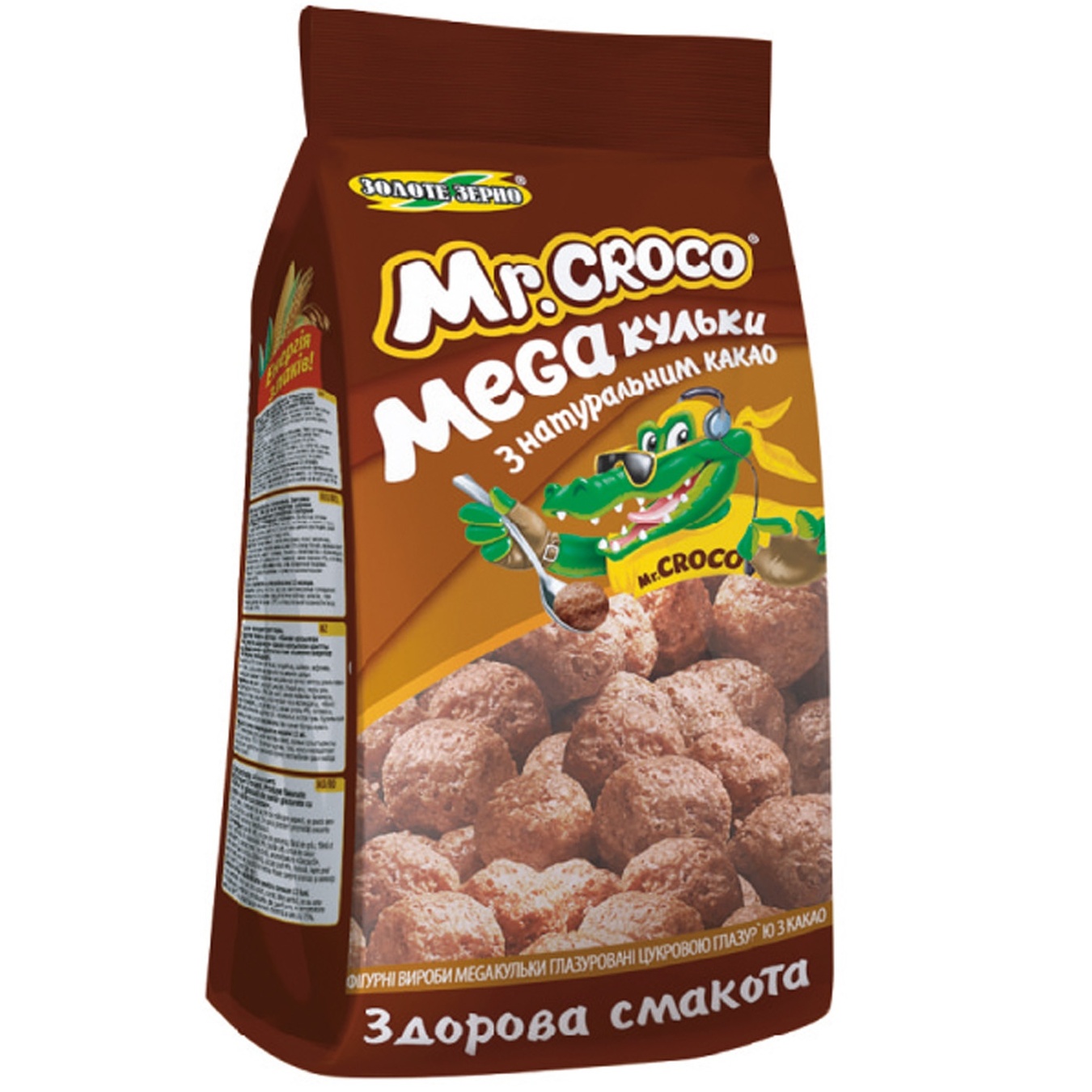 

Шарики Золотое Зерно Mr.Croco с какао 200г