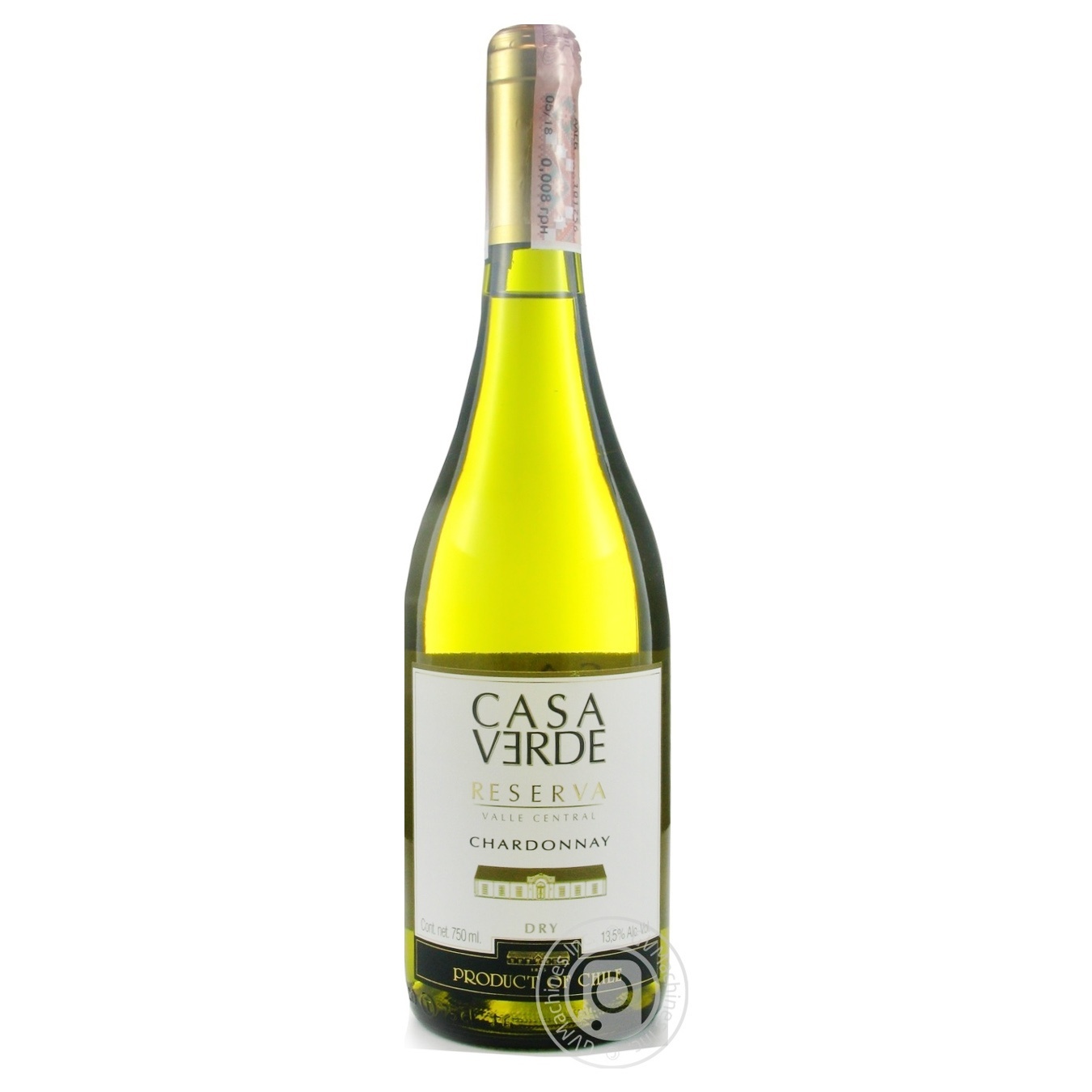 

Вино Casa Verde Reserva Шардоне белое сухое 13.5% 0,75л