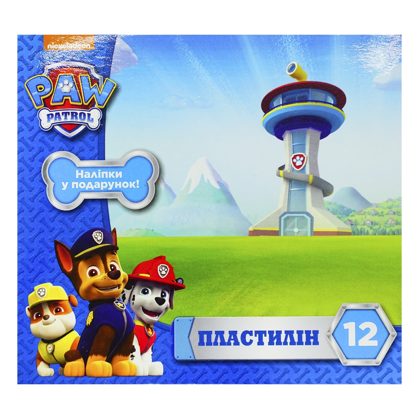 

Пластилин Мицар PAW Patrol 12 цветов