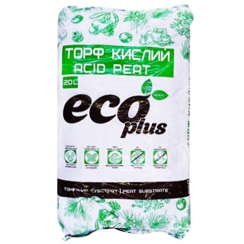 Eco Plus Peat Sour Substrate for Seedlings 20l - buy, prices for Auchan - photo 1