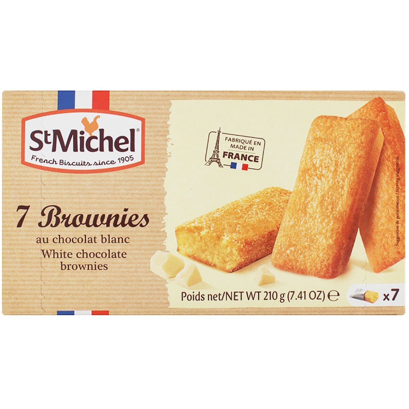 

Брауни St Michel с белым шоколадом 210г