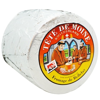 Сыр Tete De Moine 41,7% - купить, цены на Auchan - фото 1