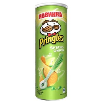 Pringles Spring Onion Potato Chips 165g - buy, prices for METRO - photo 1