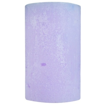 Rustic Purple Cylinder Candle 5x8cm - buy, prices for Auchan - photo 1