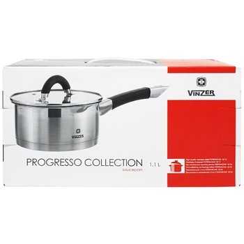 Vinzer Progresso Series Bucket with Cover 14x7.5cm 1.1l - buy, prices for - photo 1