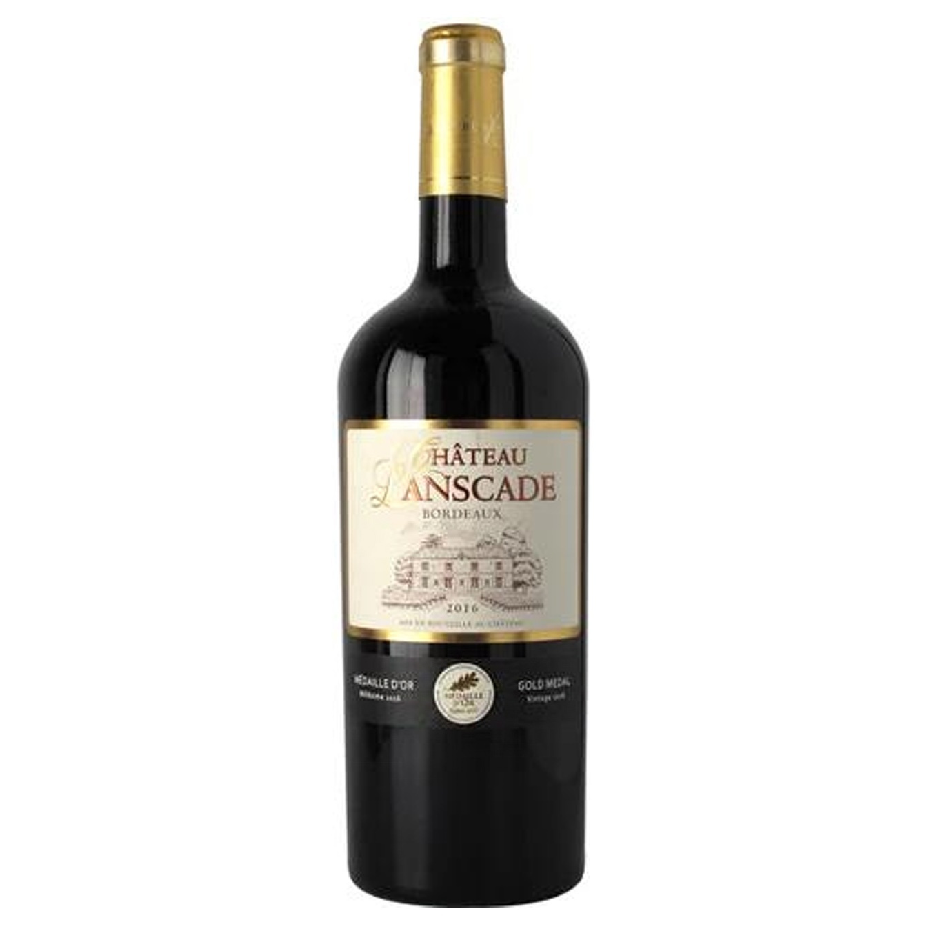 

Вино Chateau Lanscade 2016 AOC красное сухое 13% 0,75л