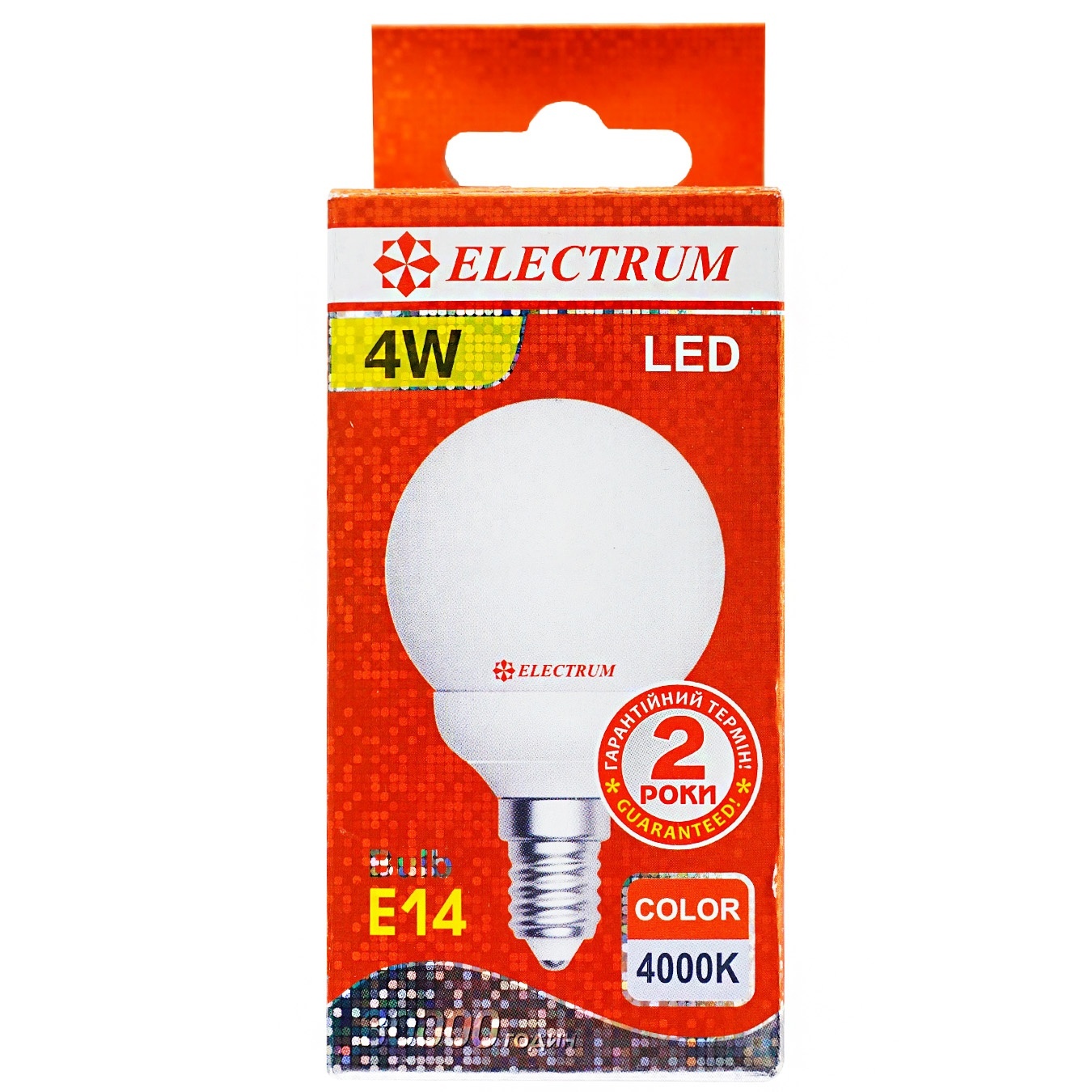 

Лампа Electrum светодиодная сфера D45 4W Е14 4000 PA LB-5 A-LB-1808