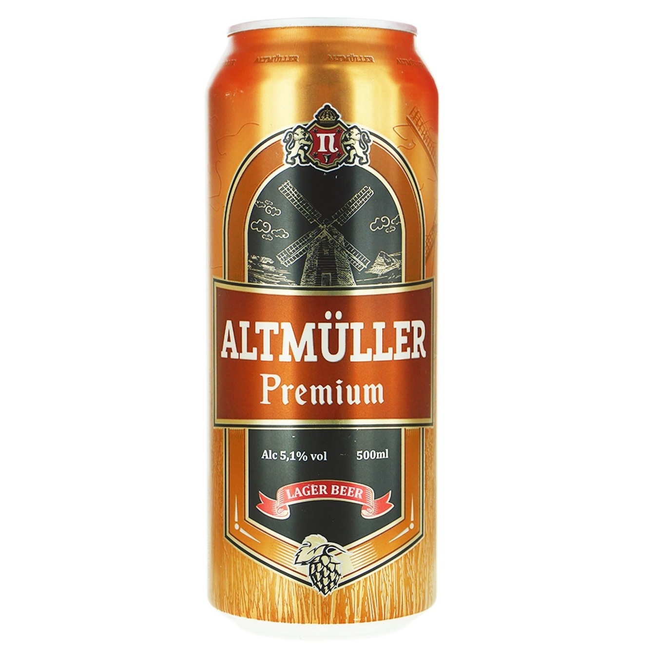 

Пиво Altmuller Premium светлое 5,1% 0,5л