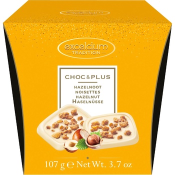 Excelcium Candy White Chocolate and Hazelnuts 107g - buy, prices for Vostorg - photo 1