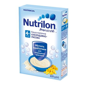 Pap Nutrilon rice for children from 4 months 225g - buy, prices for MegaMarket - photo 1