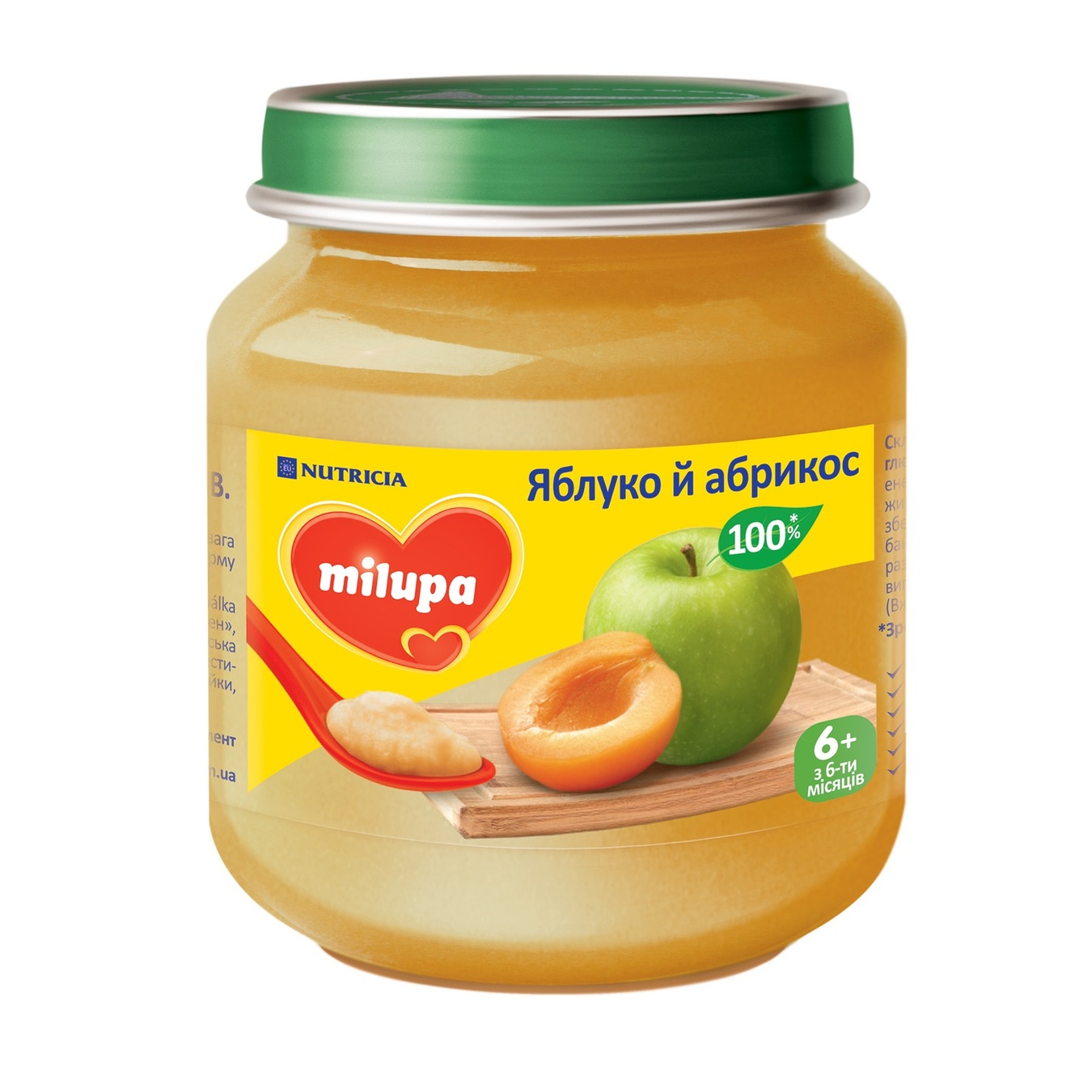 

Пюре Milupa Яблоко и абрикос 125г