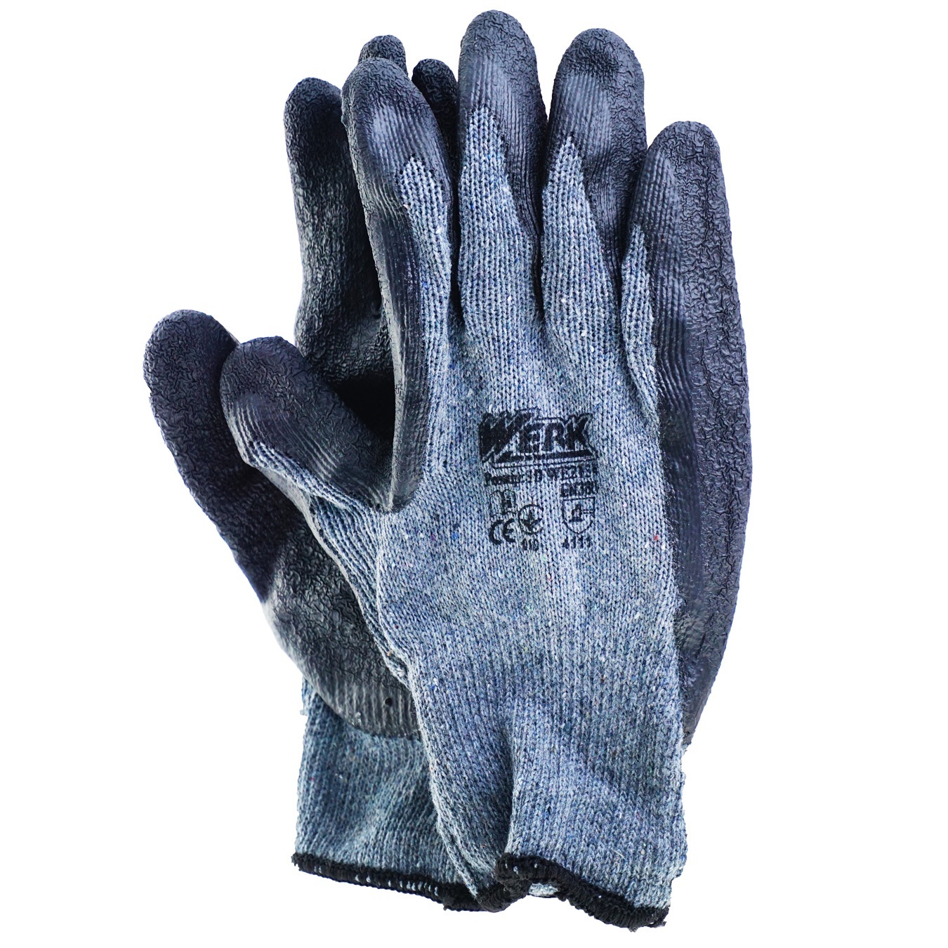 

Перчатки рабочие латексные серые размер 10