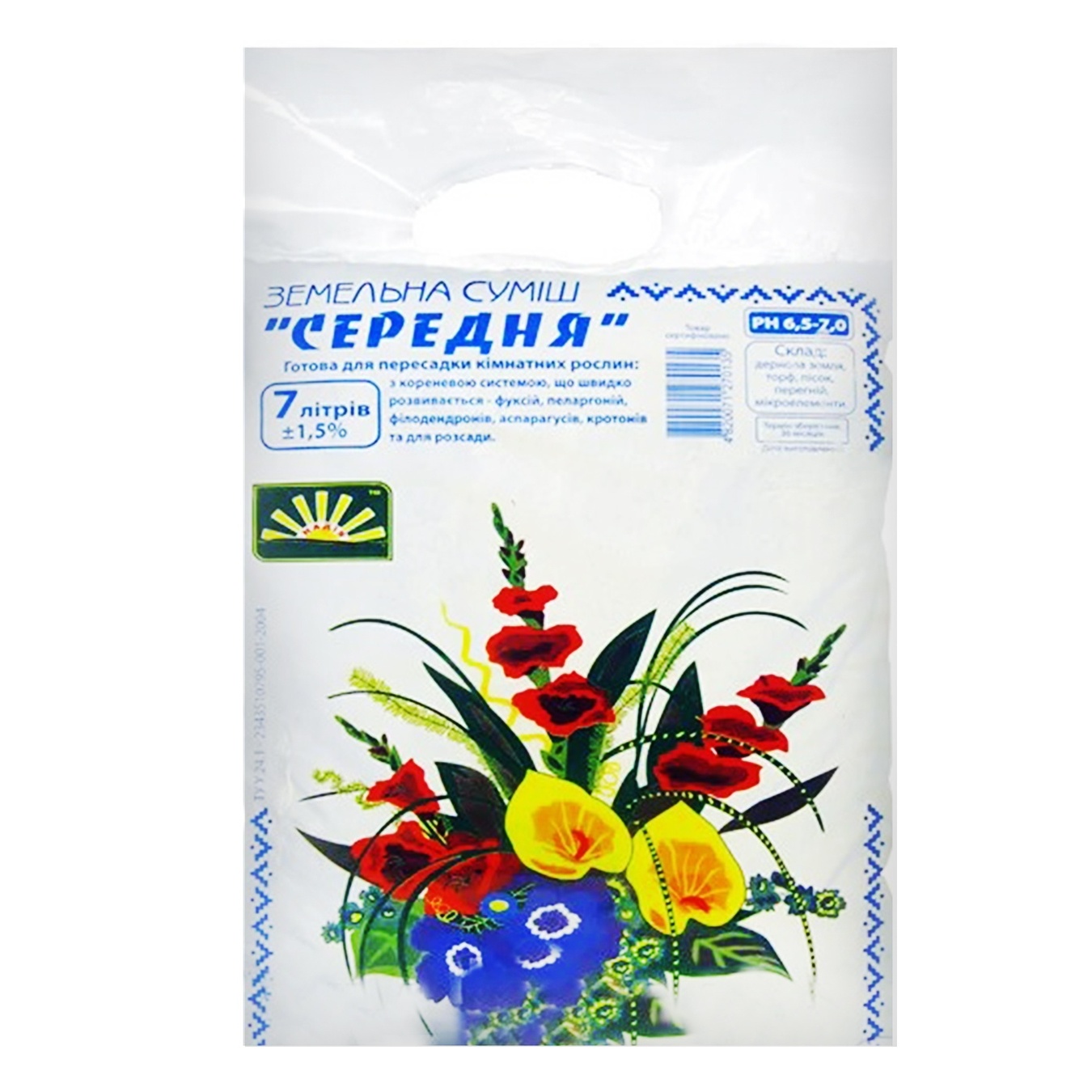

Смесь грунтов Средняя 3л