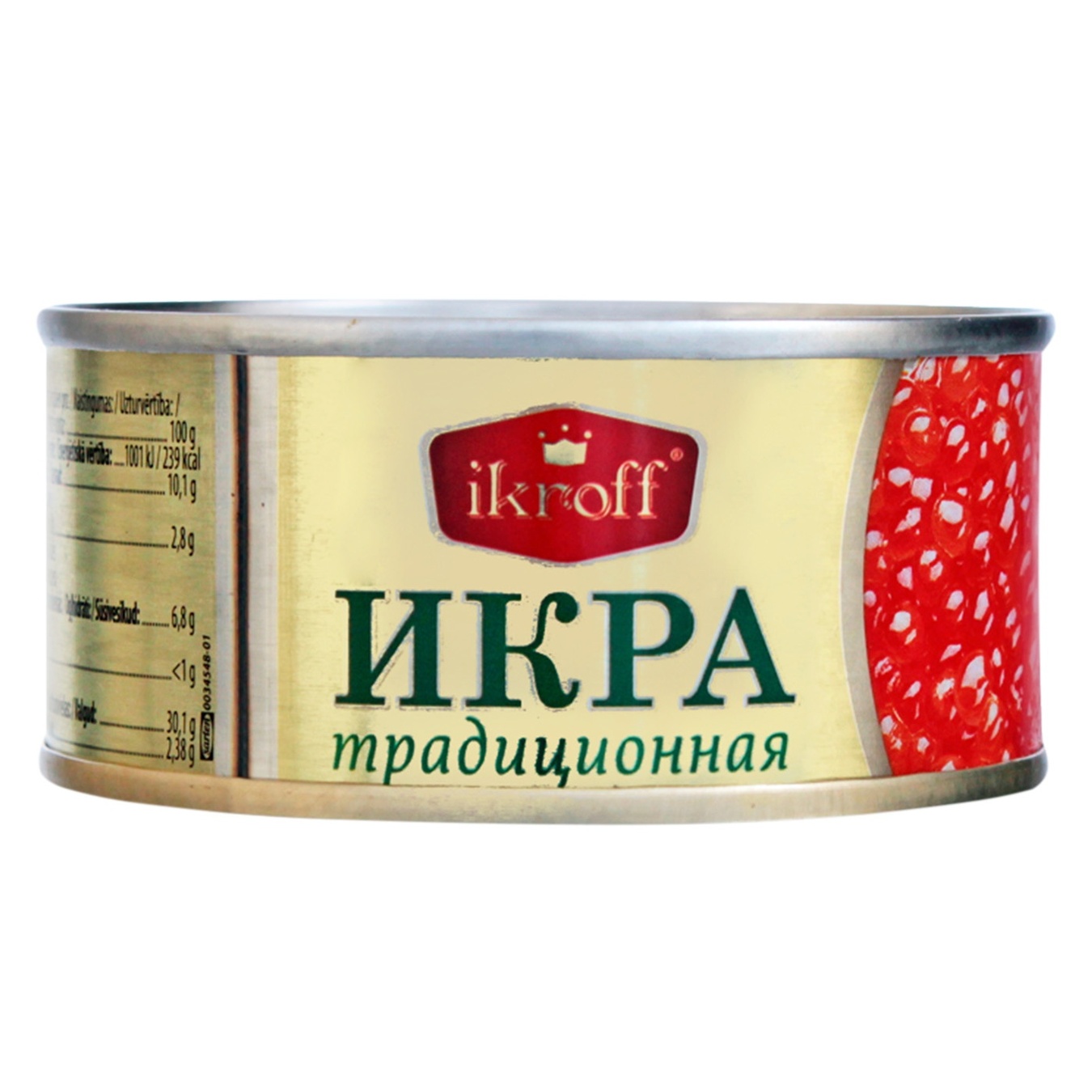 

Икра горбуши Ikroff Традиционная красная малосольная 95г