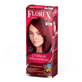 Florex Hair Cream Paint Mahogany - buy, prices for Auchan - photo 1