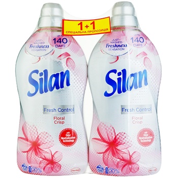 Кондиционер для белья Silan Fresh Control Floral Crisp 1045мл 1+1