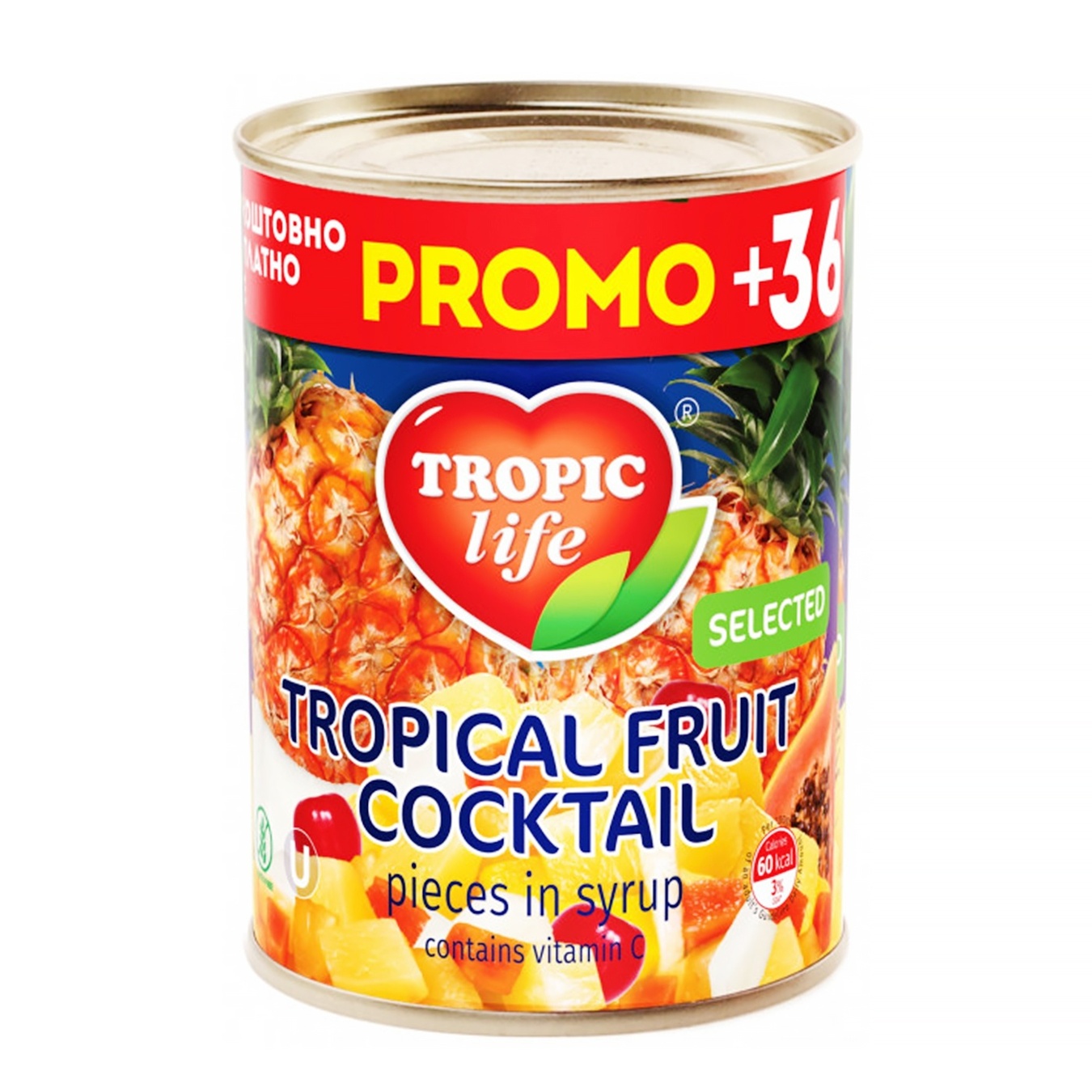 

Коктейль Tropic Life тропический в сиропе 0,425л