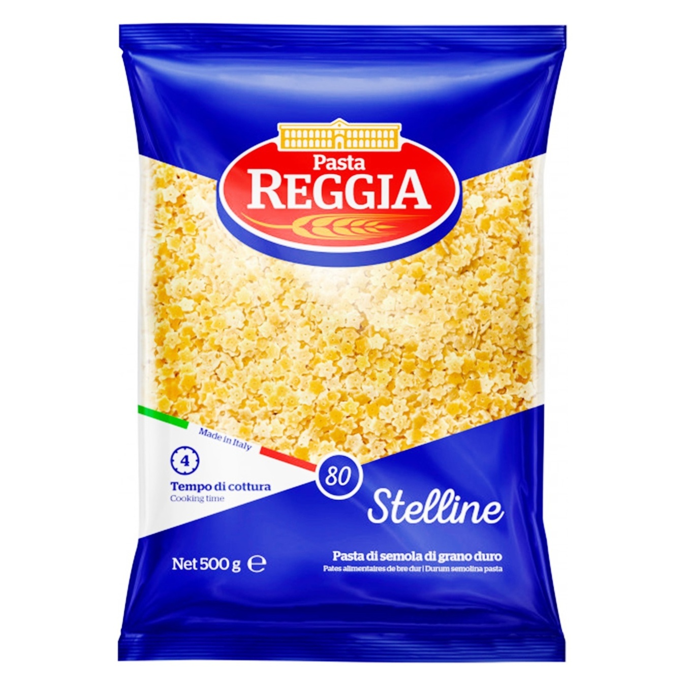 

Макароны Pasta Reggia Stelline № 80 500г