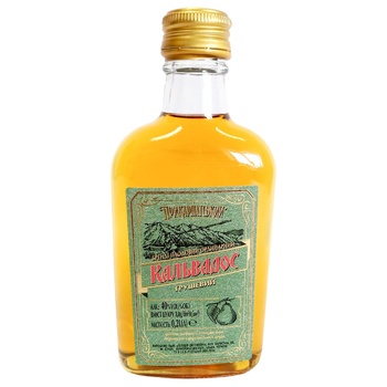 Prycarpathian Calvados Pear Brandy 40% 200ml - buy, prices for Vostorg - photo 1