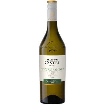 Вино Maison Castel Gewurztraminer біле напівсухе 12% 0,75л - купити, ціни на ULTRAMARKET - фото 1