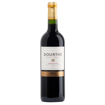 Вино Dourthe Grand Terroirs Rouge Sec красное сухое 13% 0,75л - купить, цены на NOVUS - фото 1