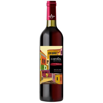 Вино Cartaval Pinotage красное сухое 14% 0,75л - купить, цены на МегаМаркет - фото 1