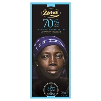 Zaini 70% Black Chocolate 75g - buy, prices for Vostorg - photo 1