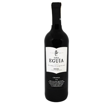 Вино Vina Eguia Rioja Crianza червоне сухе 13-14% 0,75л - купити, ціни на ULTRAMARKET - фото 1