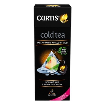 Curtis Iced Black Tea With Peach Flavor 15pc*1.8g - buy, prices for COSMOS - photo 2