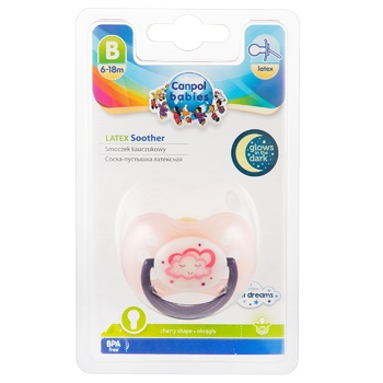 Canpol Babies Night Dreams 6-18month Round Soother in Assortment - buy, prices for - photo 3