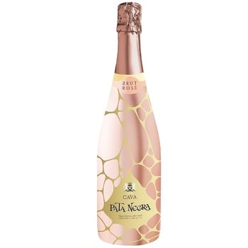 Вино ігристе Pata Negra Cava Brut Rose рожеве сухе 11,5% 0,75л - купити, ціни на Auchan - фото 1