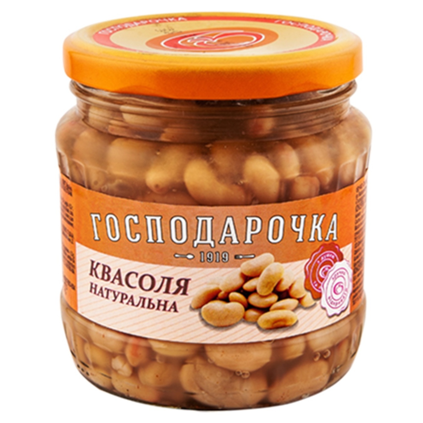 

Фасоль Господарочка натуральная 450г