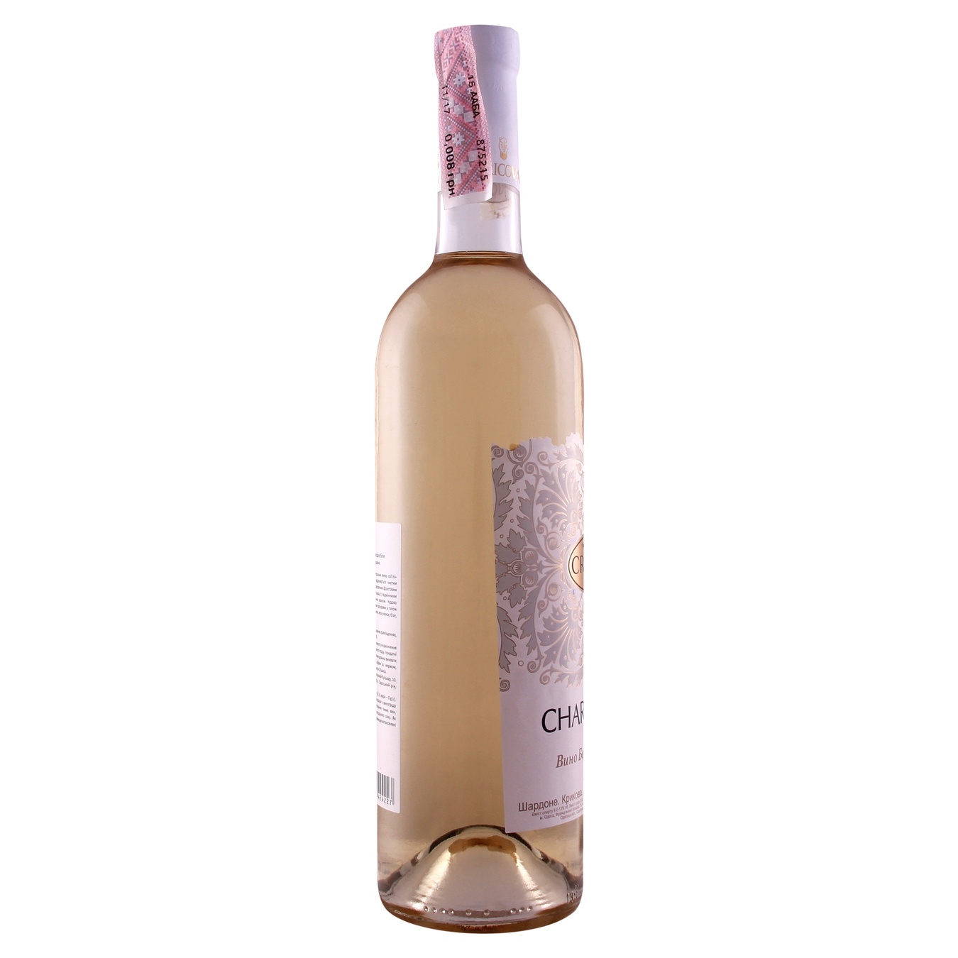 

Вино Cricova Chardonnay белое полусладкое 9-13% 0,75л