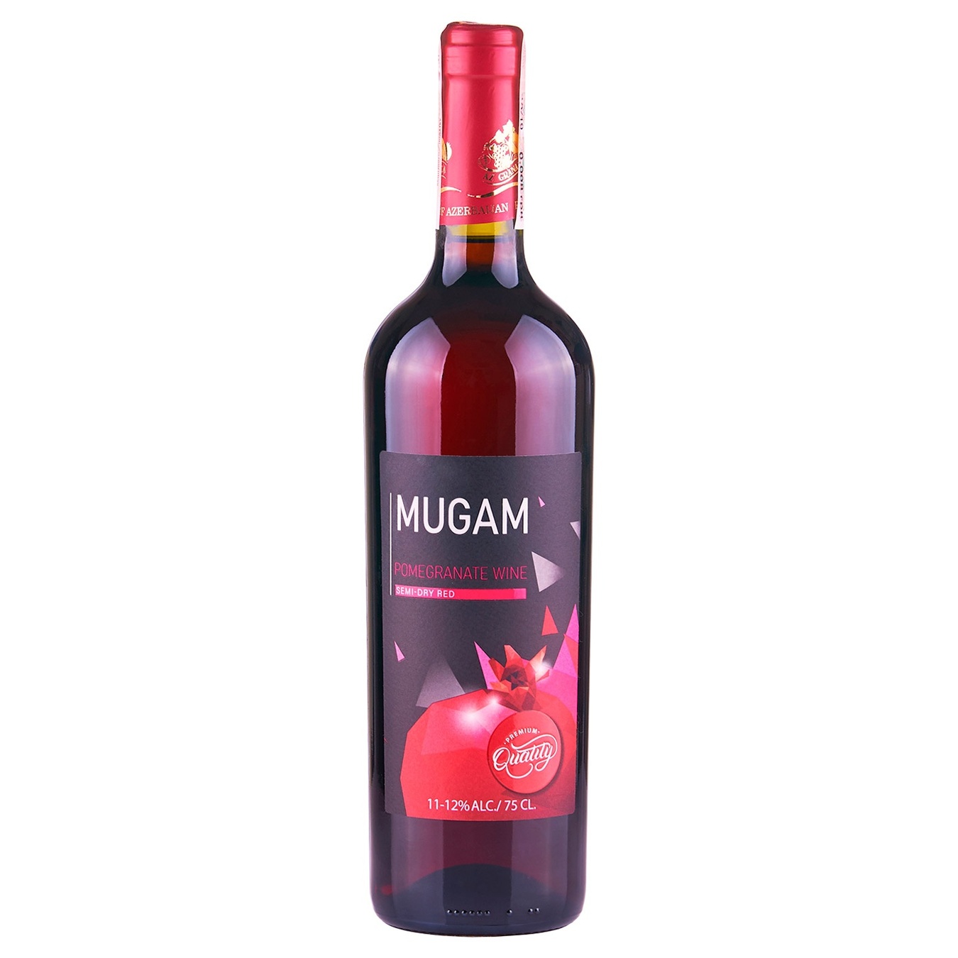 

Вино Mugam гранатовое красное полусухое 11-12% 0.75л