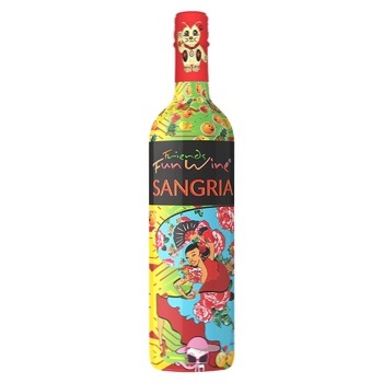 Sangria Based On Red Wine Sparkling Drink 5.5% 750ml - buy, prices for NOVUS - photo 1