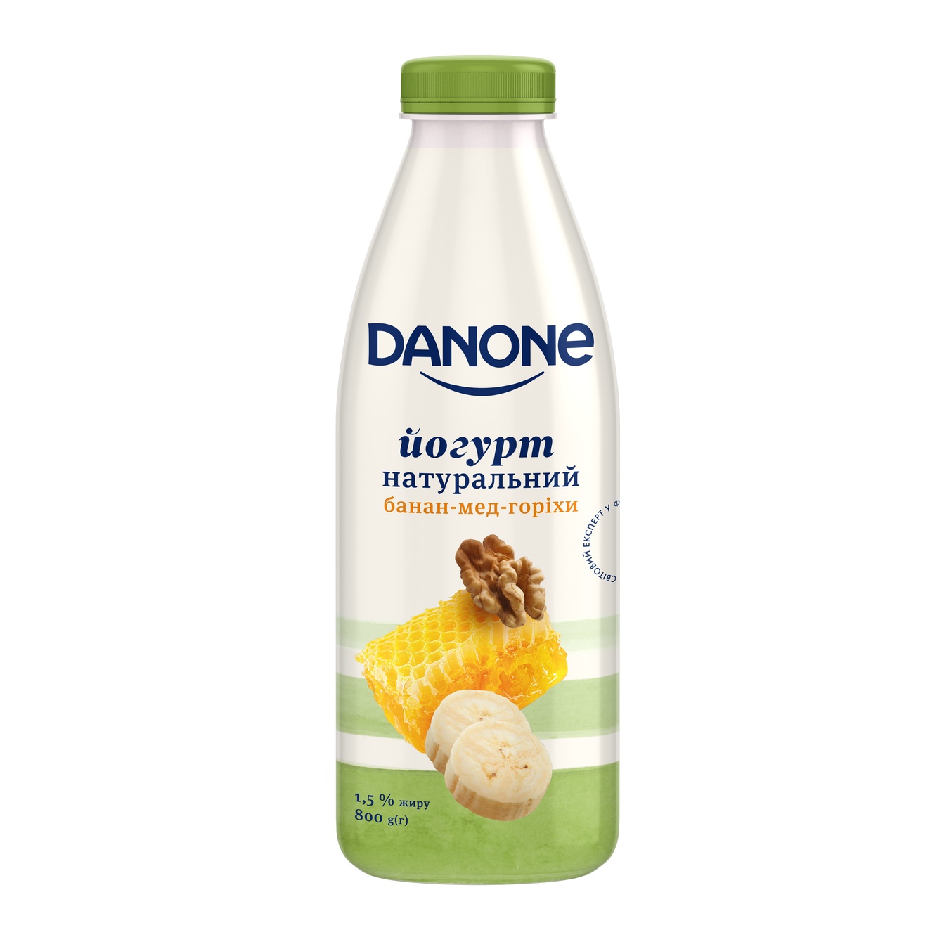 

Йогурт Danone банан-мед-орехи 1,5% 800г