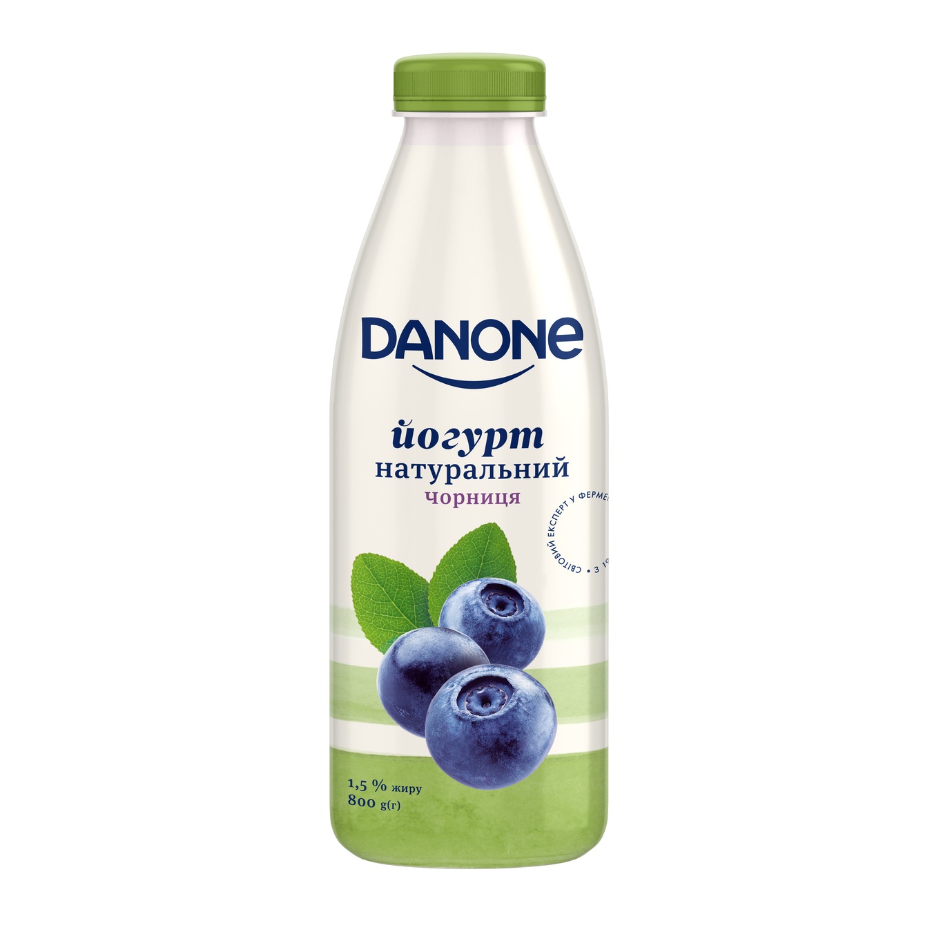 

Йогурт Danone черника 1,5% 800г