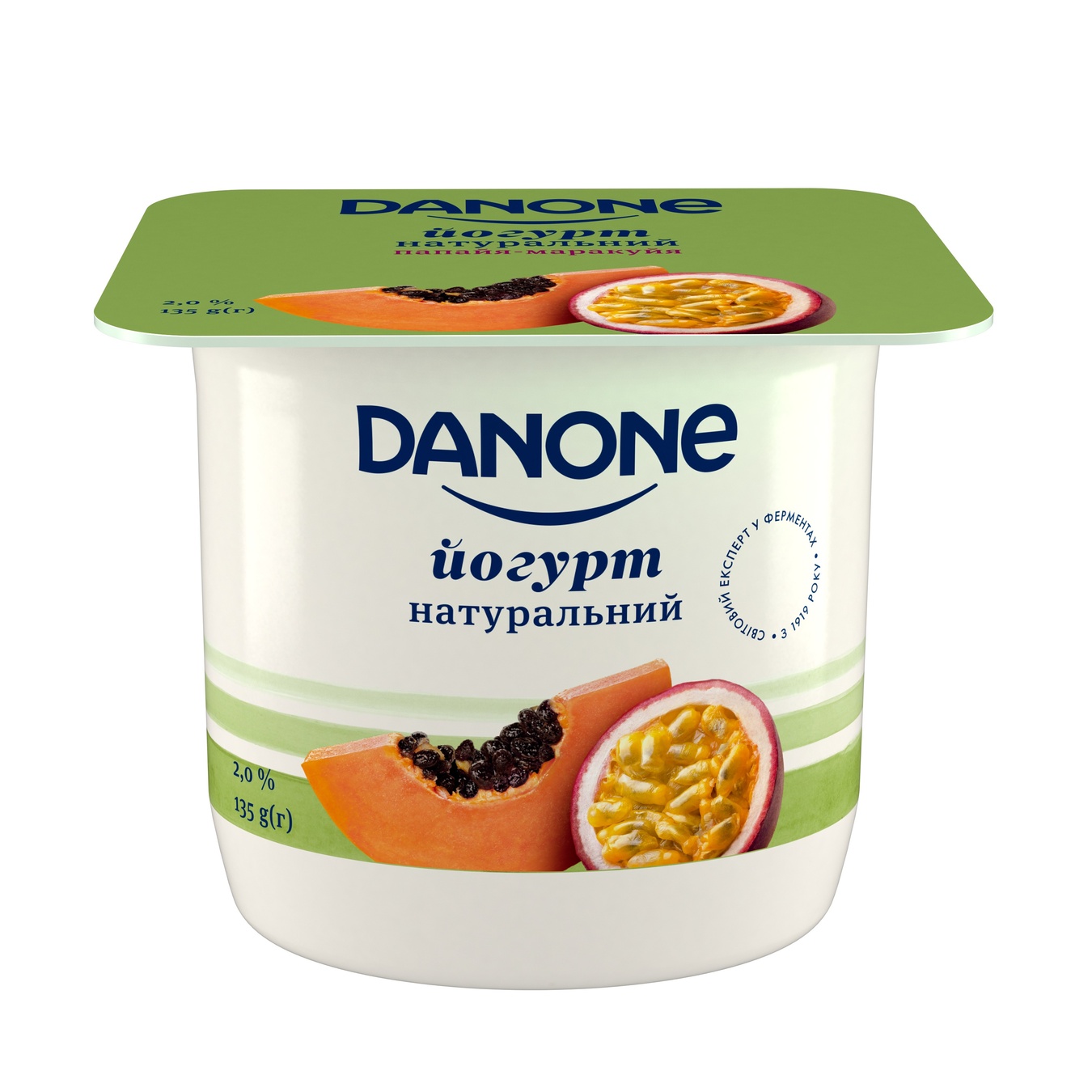 

Йогурт Danone папайя-маракуйя 2% 135г