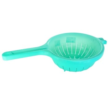 Actuel Colander with Plastic Handle Green 24cm - buy, prices for Auchan - photo 2