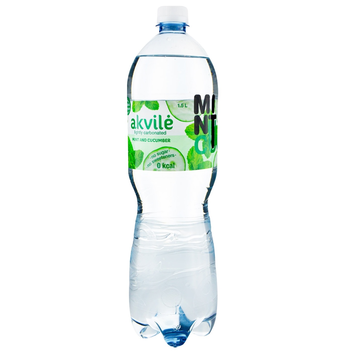 

Вода Akvile Мята-огурец минеральная слабогазированная 1,5л