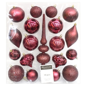 Set of Decorations Crimson 19pcs - buy, prices for - photo 1