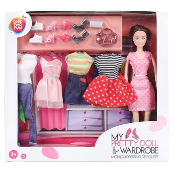 One two fun Doll with 4 Clothes - buy, prices for Auchan - photo 2