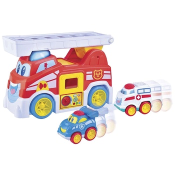 One two fun Baby Toy Big Fire Truck - buy, prices for Auchan - photo 2