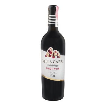 Вино Villa Capri Pinot Noir червоне сухе 13% 0,75л - купити, ціни на ULTRAMARKET - фото 1